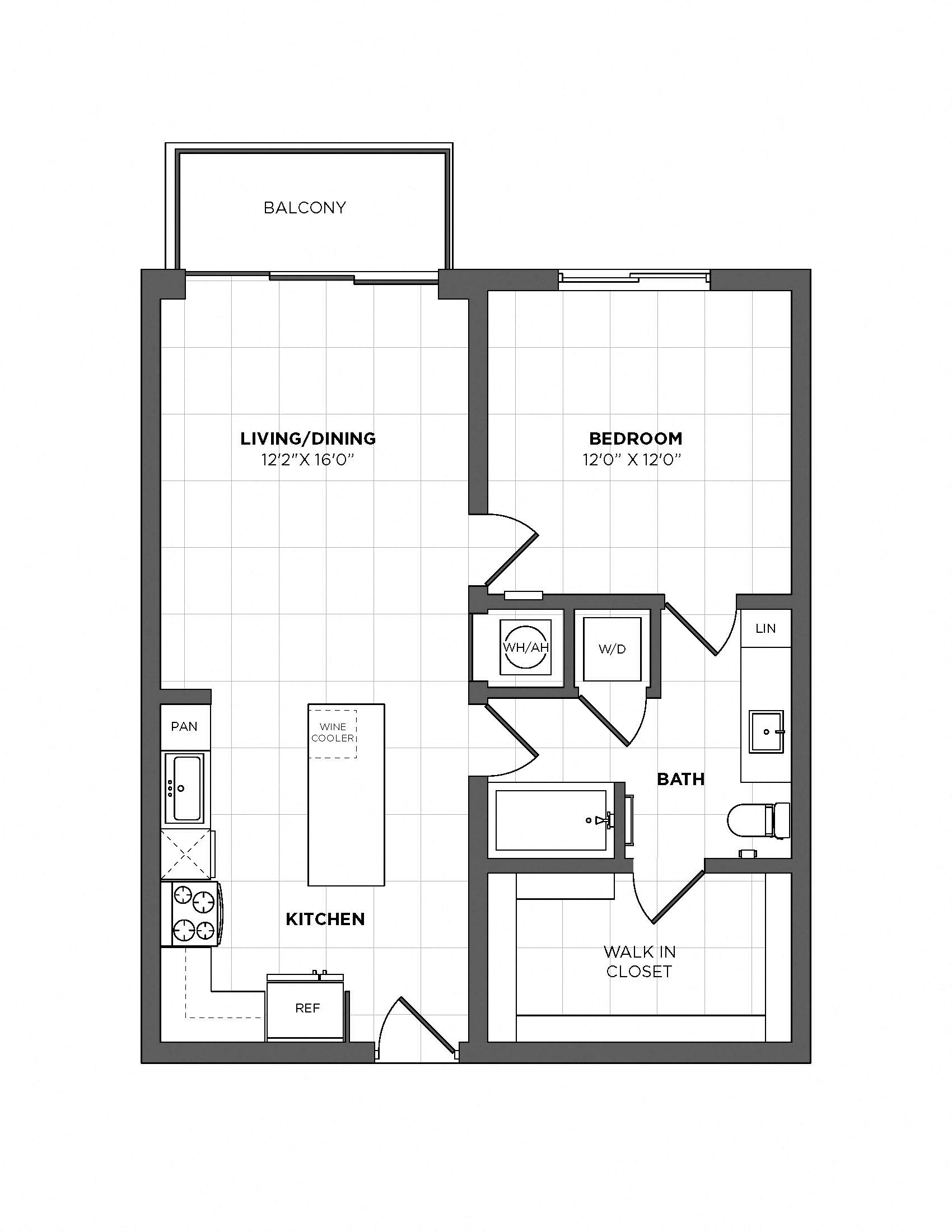 Floor Plan Image of Apartment Apt 4504
